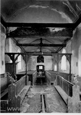 St Mary, Mundon Church - Showing the church before being taken into the care of the Friends of Friendless Churches.
Kindly reproduced by kind permission of the Friends of Friendless Churches.