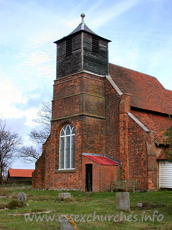 St Mary, Buttsbury Church - St Mary is described by Pevsner as being "Small and alone".





