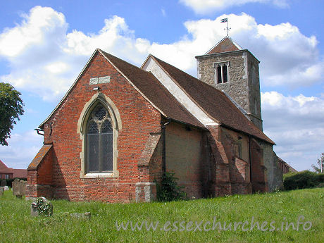 Holy Cross, Basildon Church - 


Again, here can be seen the brick chancel of 1597.








