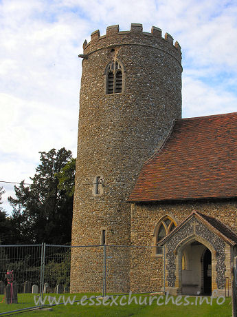 St Gregory & St George, Pentlow Church - My visit to Pentlow was expedited by some news from Simon, of
Suffolk Churches, 
that the tower had been struck by lightning.
