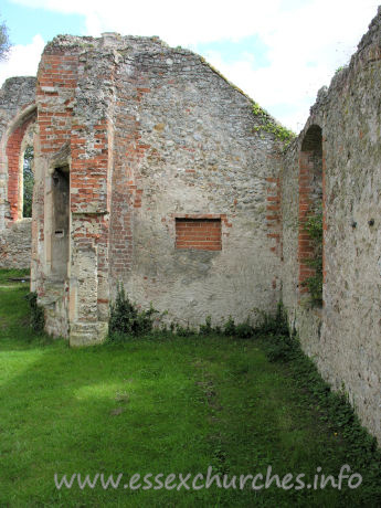 St Peter (Ruins), Alresford Church - Looking east in the south aisle.