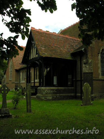St Andrew, Weeley Church - The north porch.