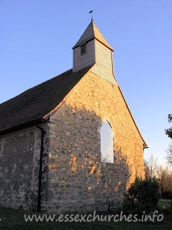 All Saints, Vange Church - The now tidy West end of the church.
