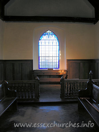 All Saints, Vange Church - The chancel.


