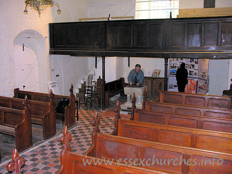 All Saints, Vange Church - The view from the pulpit.


