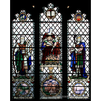 St Mary the Virgin, Prittlewell Church - In thee do I put, O Lord, my trust. Archie Lanchester Gowing A.I.F. - killed in action 11th April 1917. Caroline Kyle Gowing - died 30th June 1927. Frederic Lanchester Gowing - died 16th Sept 1930. Jane Watts-Ditchfield - died 30th March 1937. Jonathan. Joshua. Timothy with his grandmother Lois.