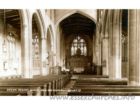 St Mary the Virgin, Dedham Church - Postcard by Judges Limited, Hastings