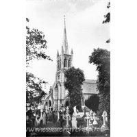 St John, Buckhurst Hill Church - Postcard by Cranley Commercial Calendars, Ilford, Essex.