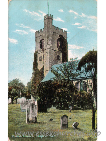 St Clement, Leigh-on-Sea Church - This beautiful series of Fine Art Post Cards is supplied free exclusively by Christian Novels Publishing Co.
