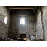 St Peter-on-the-Wall, Bradwell-juxta-Mare  Church - The interior, looking west from the altar.
