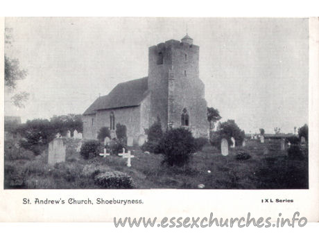 St Andrew, South Shoebury Church - Postcard - The IXL Series