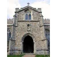 St John the Baptist, Thaxted Church - The south porch.

