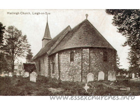 St James the Less, Hadleigh Church - Postcard - Valentine's Series.