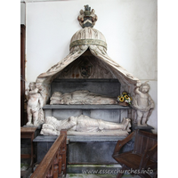 St Peter, Little Warley Church - Monument to Sir Denner Strutt and his wife, 1641.