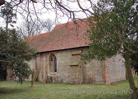 All Saints, Berners Roding Church - 



The N side of the church.



