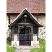 Holy Cross, Basildon Church - 


The plain porch dates from C15.








