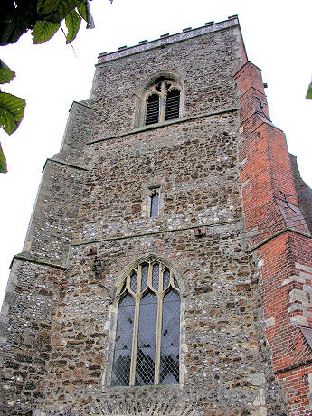 St Michael, Ramsey Church - 


The C15 diagonally buttressed W tower.













