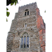 St Michael, Ramsey Church - 


The C15 diagonally buttressed W tower.













