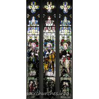 St Mary the Virgin, Great Bardfield Church - The E window of the S chapel.
The Three Apostles
St James, St Peter and St John.