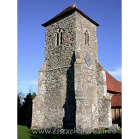 St Andrew, Ashingdon Church - 


The small tower is heavily buttressed, and is constructed of 
Kentish ragstone, like many others in this area.












