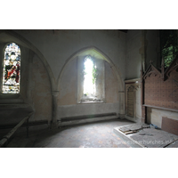 St John the Baptist, Mucking Church - Easternmost arcade in the chancel wall, which would have once led into a C13 N chapel.