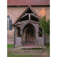 St Mary Magdalene, Great Burstead Church - 


The S porch, dated to the 16th century.














