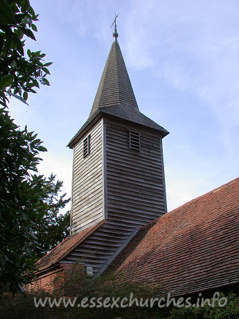 St Mary the Virgin & All Saints, Langdon Hills Old Church - 


The belfry was rebuilt in 1842.















