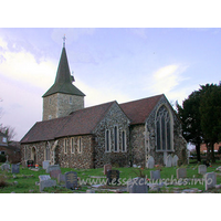 St Mary, Stifford Church - This view from the South East shows the late C13 S chancel 
chapel with its lancet windows.

