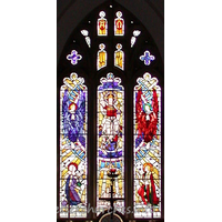 All Saints, Stock Harvard Church - The east window.

