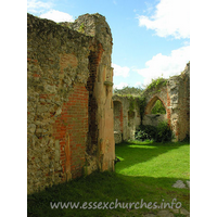 St Peter (Ruins), Alresford Church - Looking from the chancel to the south-west corner of the church.