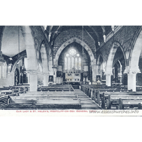 Church of our Blessed Lady & St Helen, Westcliff-on-Sea  Church - This postcard scan was kindly supplied by Tony Brown of http://www.miltonconservationsociety.com.
