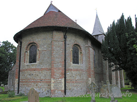 St Michael & All Angels, Copford Church - The apsidal chancel from the NE.