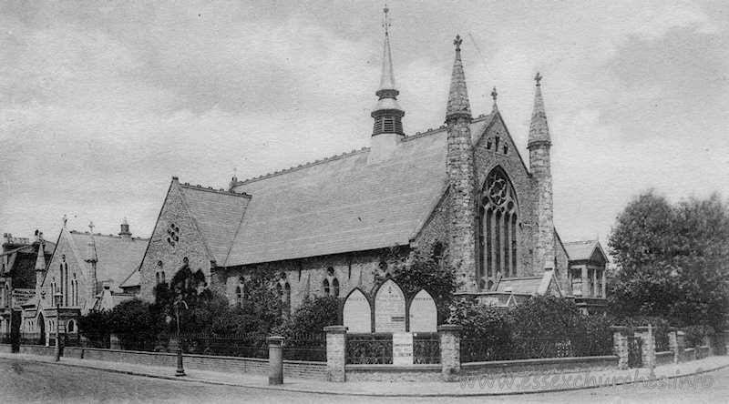 Park Road Methodist, Southend-on-Sea  Church - This postcard scan was kindly supplied by Tony Brown of http://www.miltonconservationsociety.com.