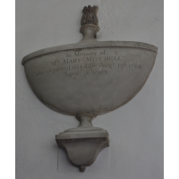 St Mary & All Saints, Lambourne Church - In memory of Mrs Mary Mitchell who departed this life August 13th 1788, aged 52 years.